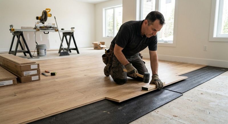 Engineered Wood Installation in Rockwall, TX