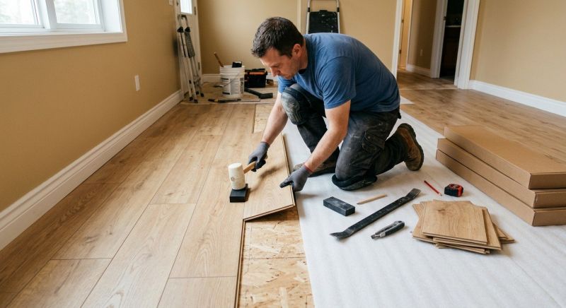 Laminate Floor Installation in Forney, TX