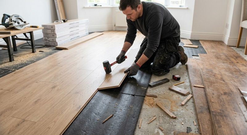 Laminate Floor Installation in Forney, TX