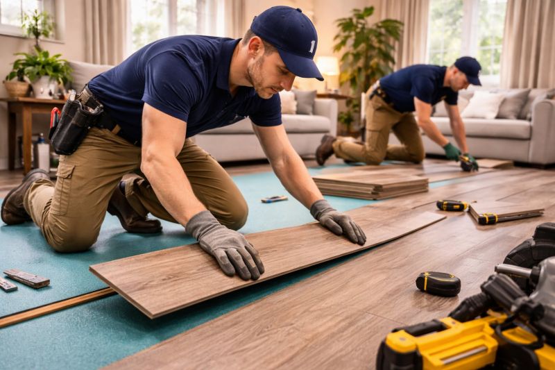 Laminate Floor Replacement in Dallas, TX