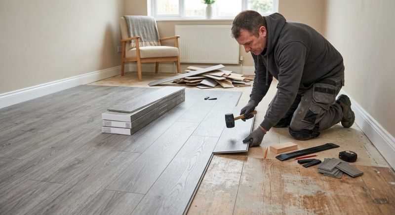Laminate Floor Replacement in Forney, TX