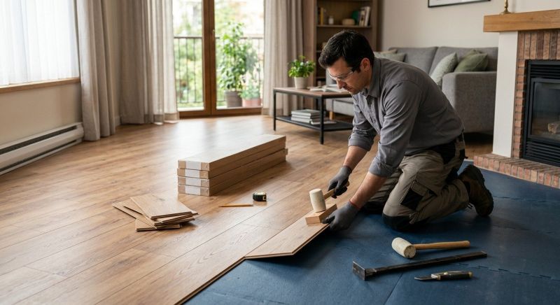 Laminate Floor Replacement in Rockwall County, TX