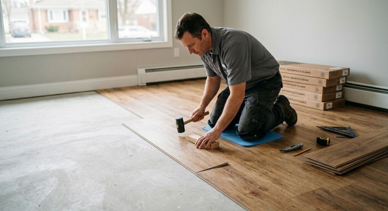Linoleum Floor Installation in Kaufman, TX