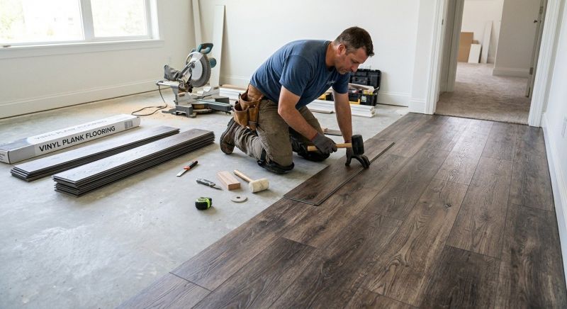 Linoleum Floor Installation in Rockwall County, TX