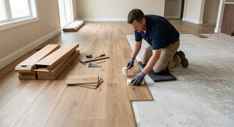 Luxury Vinyl Tile Installation in Collin County, TX