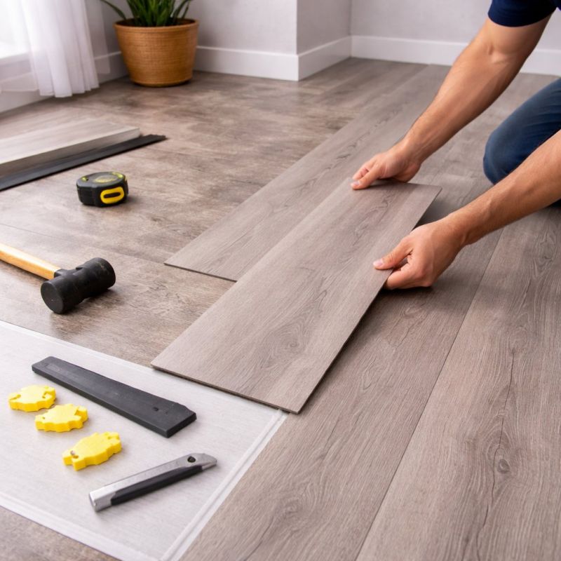 Luxury Vinyl Tile Installation in Kaufman, TX