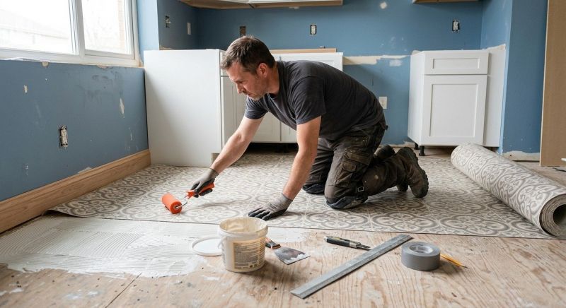 Sheet Flooring Installation in Garland, TX