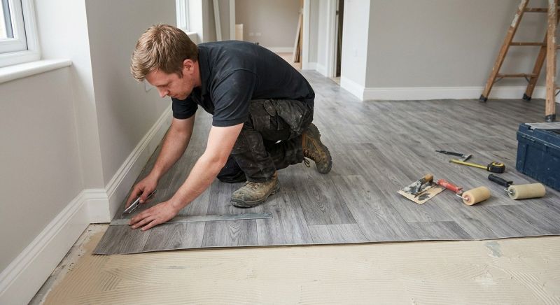 Sheet Vinyl Installation in Forney, TX