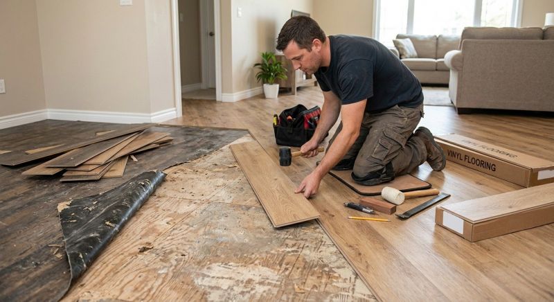 Vinyl Flooring Installation in Rowlett, TX