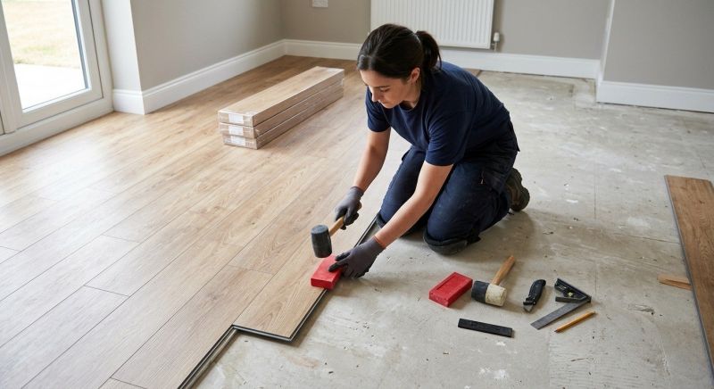 Vinyl Plank Floor Installation in Rockwall, TX