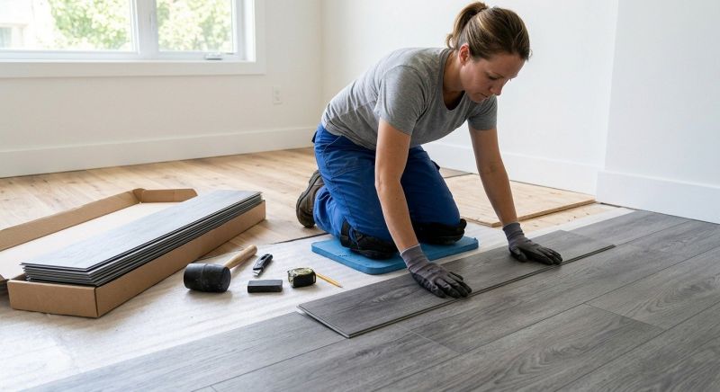 Vinyl Tile Installation in Rockwall, TX